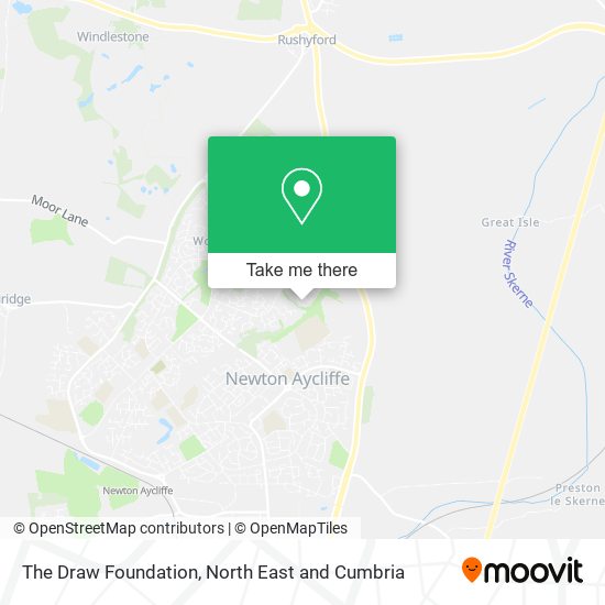 The Draw Foundation map