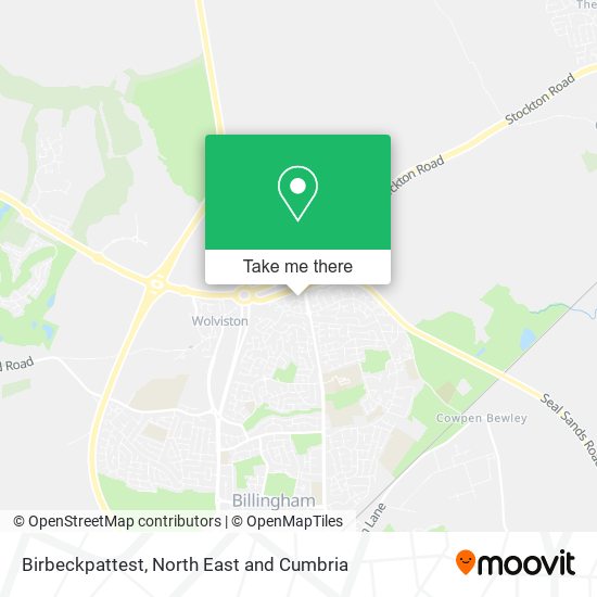 Birbeckpattest map