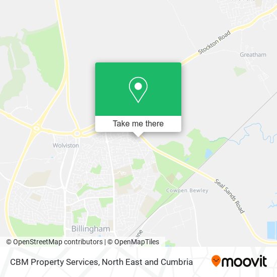 CBM Property Services map