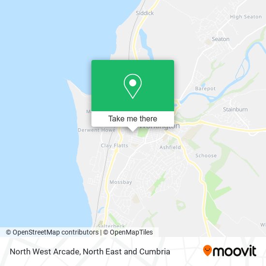 North West Arcade map