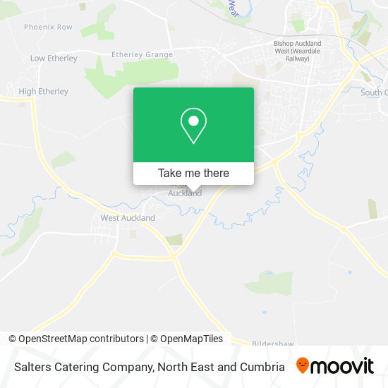 Salters Catering Company map