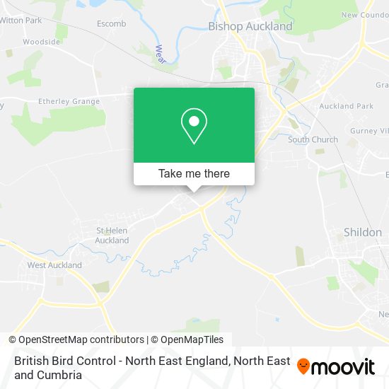 British Bird Control - North East England map