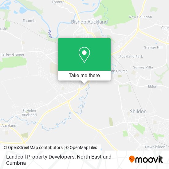 Landcoll Property Developers map