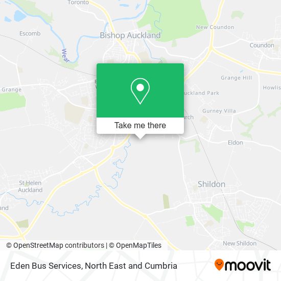 Eden Bus Services map