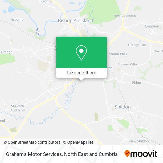 Graham's Motor Services map