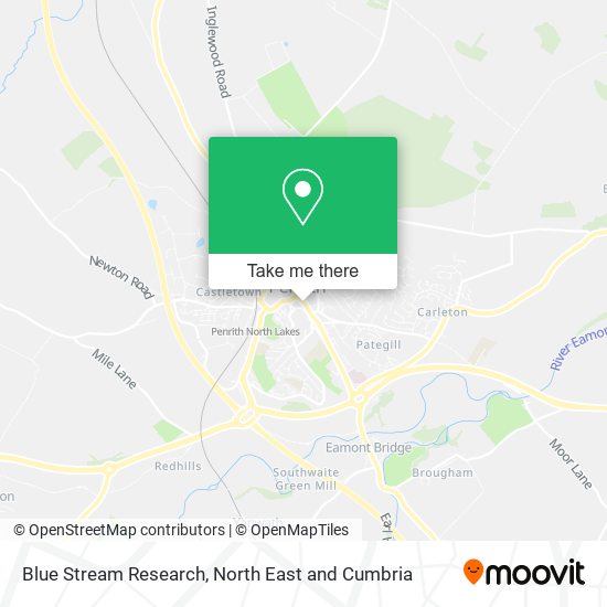 Blue Stream Research map
