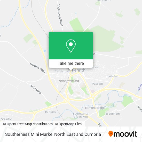 Southerness Mini Marke map
