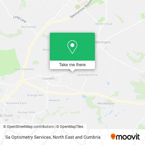 Sa Optometry Services map