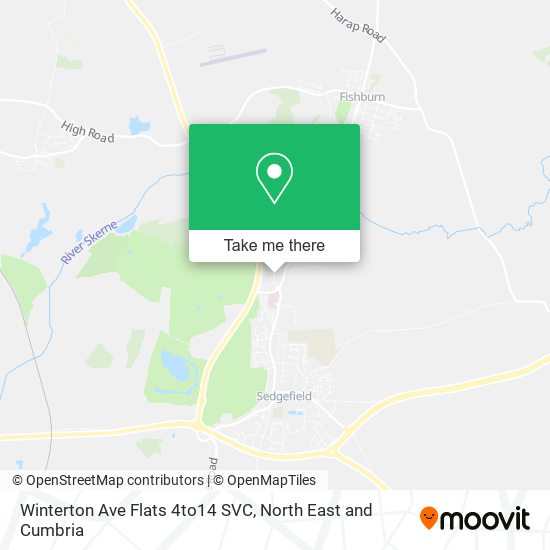 Winterton Ave Flats 4to14 SVC map
