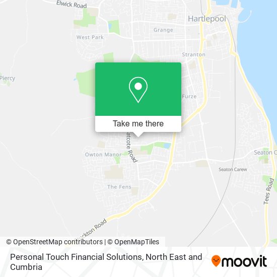 Personal Touch Financial Solutions map