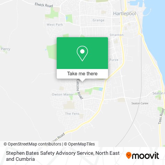 Stephen Bates Safety Advisory Service map