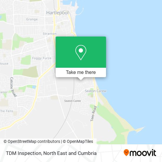 TDM Inspection map