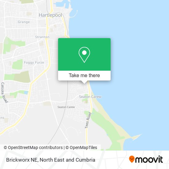 Brickworx NE map