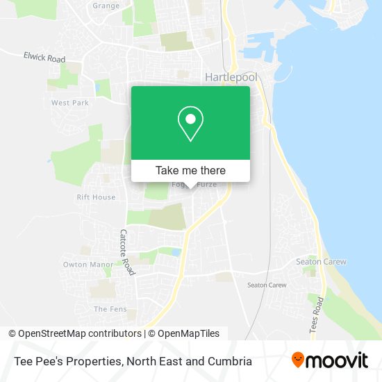 Tee Pee's Properties map