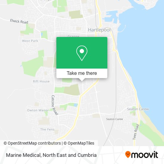 Marine Medical map
