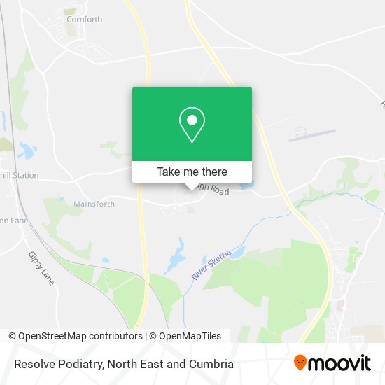 Resolve Podiatry map
