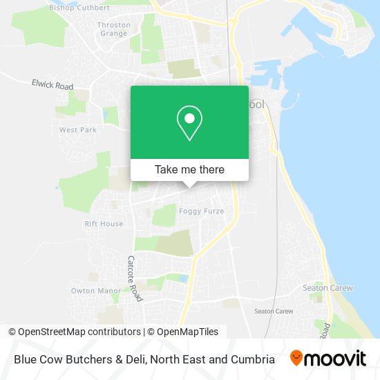 Blue Cow Butchers & Deli map