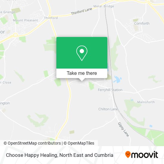 Choose Happy Healing map