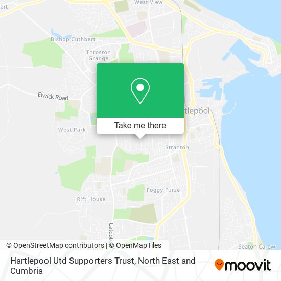 Hartlepool Utd Supporters Trust map