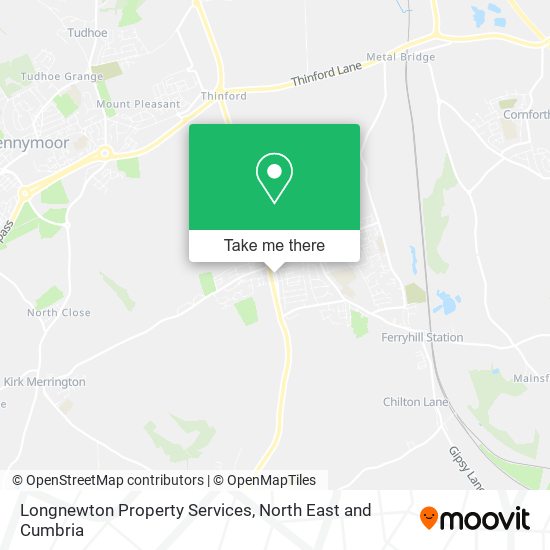Longnewton Property Services map