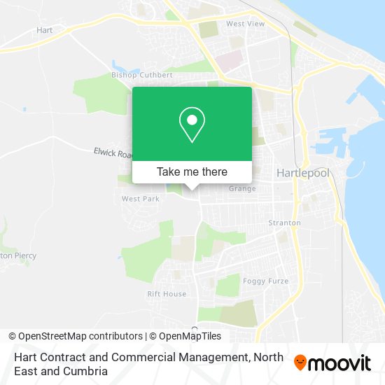 Hart Contract and Commercial Management map