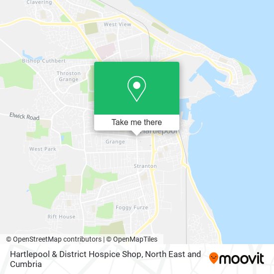 Hartlepool & District Hospice Shop map