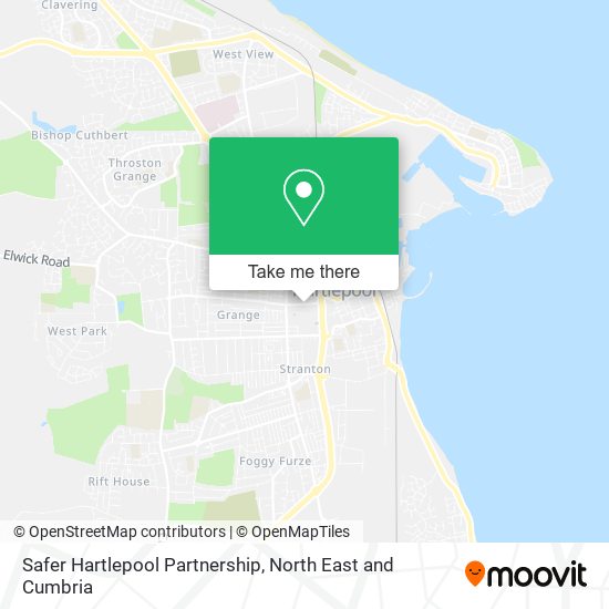 Safer Hartlepool Partnership map