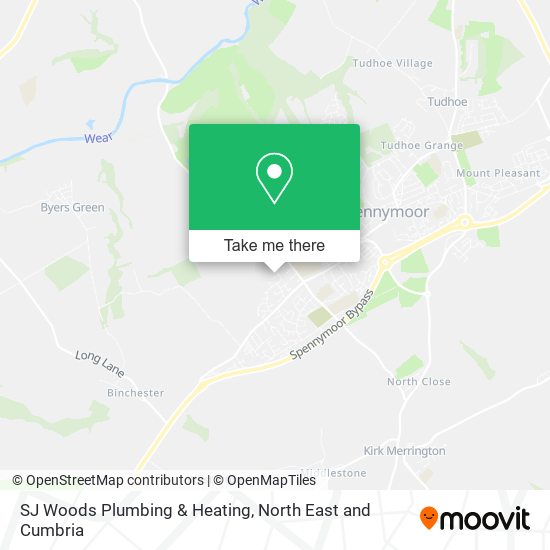 SJ Woods Plumbing & Heating map