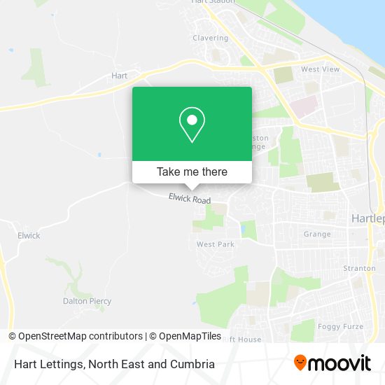 Hart Lettings map