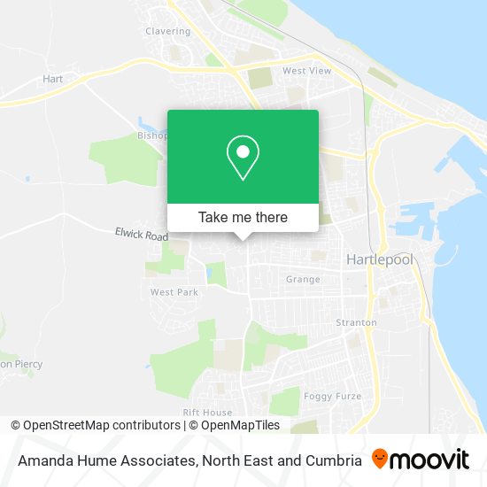 Amanda Hume Associates map