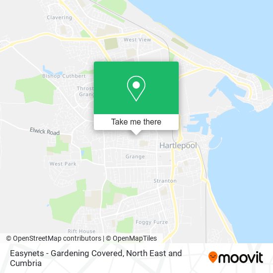 Easynets - Gardening Covered map