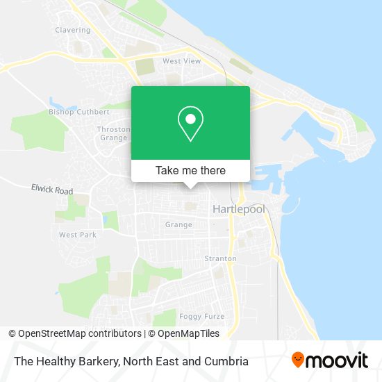 The Healthy Barkery map