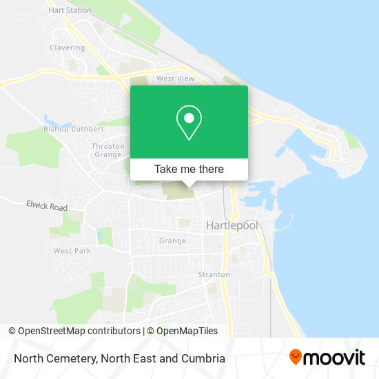 North Cemetery map