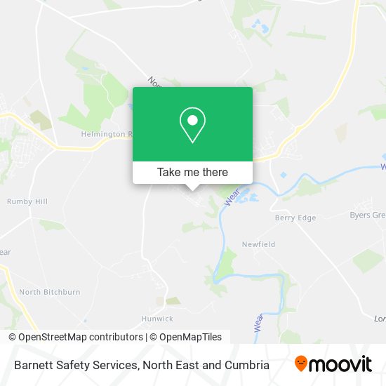 Barnett Safety Services map