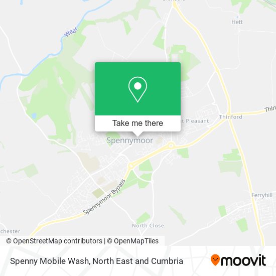Spenny Mobile Wash map