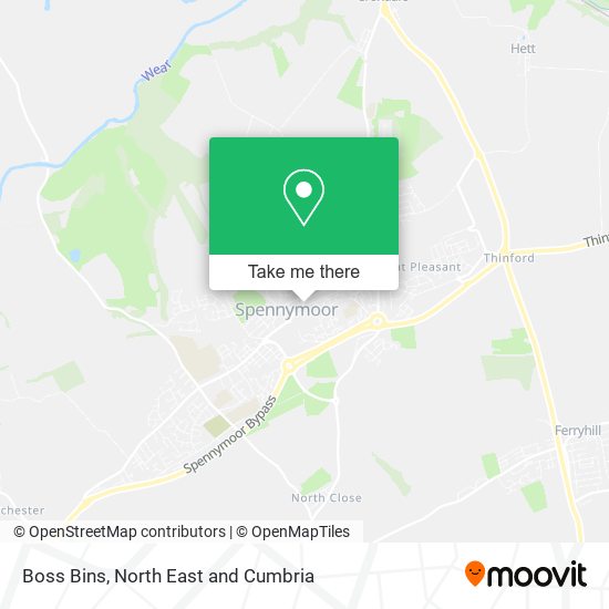 Boss Bins map