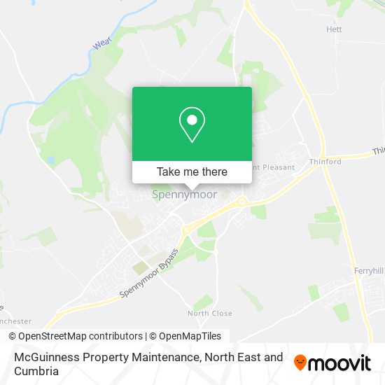 McGuinness Property Maintenance map