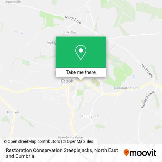 Restoration Conservation Steeplejacks map