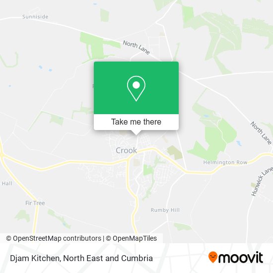 Djam Kitchen map