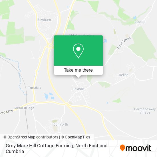 Grey Mare Hill Cottage Farming map