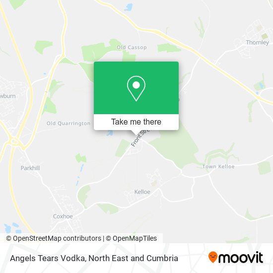 Angels Tears Vodka map
