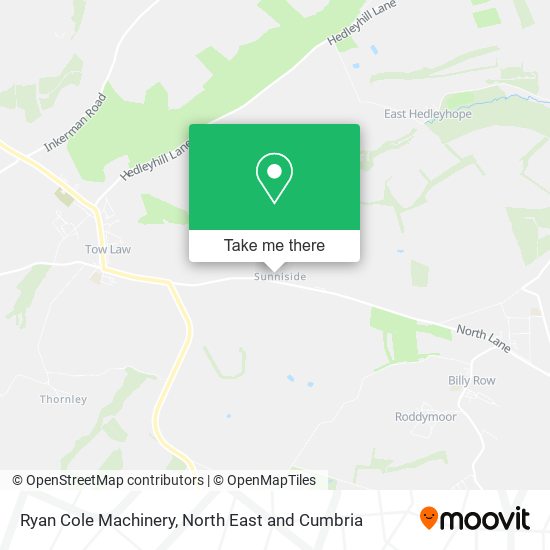 Ryan Cole Machinery map