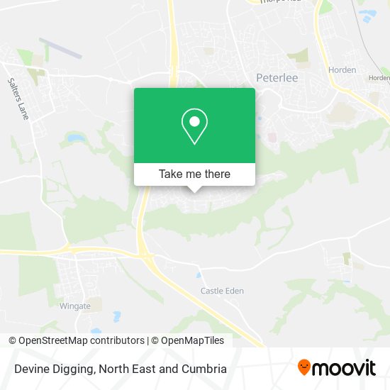 Devine Digging map