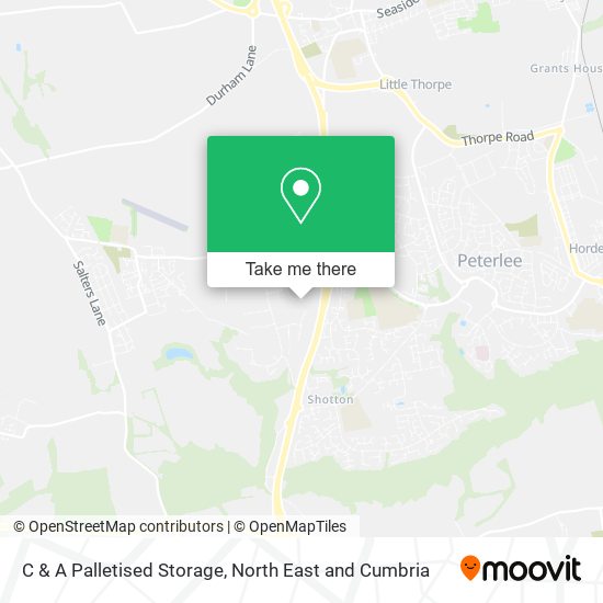 C & A Palletised Storage map