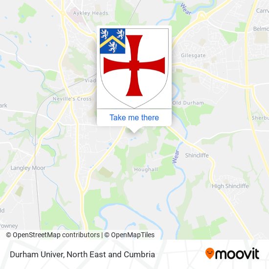 Durham Univer map