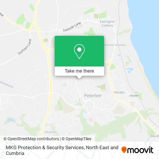 MKG Protection & Security Services map