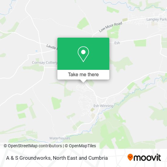 A & S Groundworks map