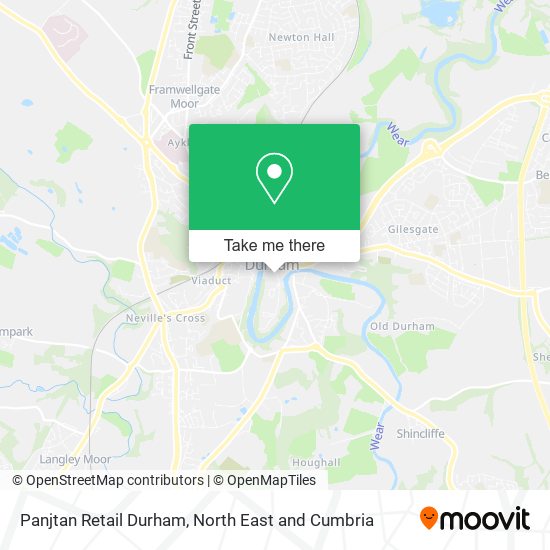 Panjtan Retail Durham map