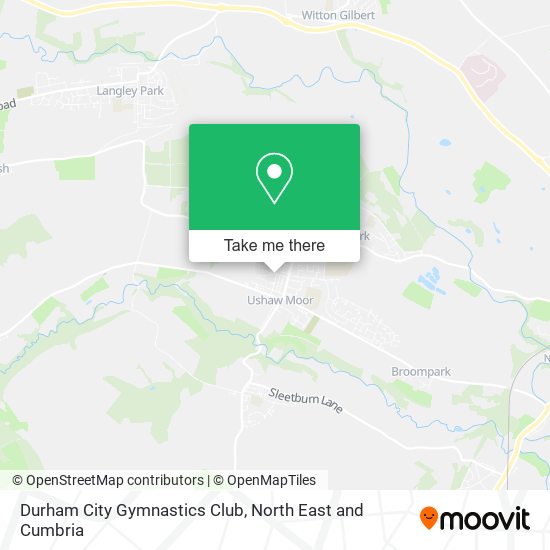 Durham City Gymnastics Club map