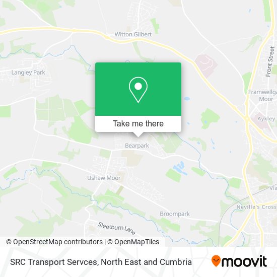 SRC Transport Servces map